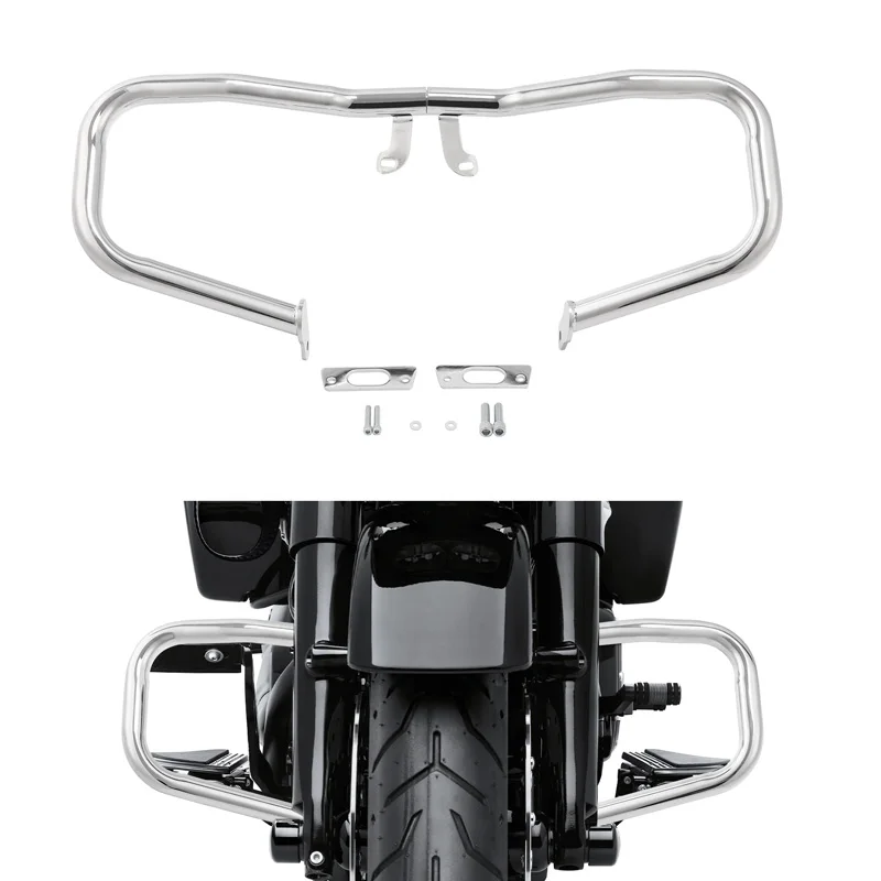 

Motorcycle Chopped Engine Guard Highway Crash Bar For Harley Touring Road King Special FLHRXS Street Glide FLHR 2014-2023 2018