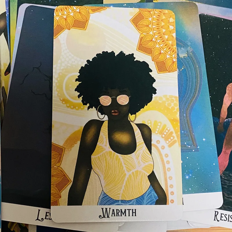 The Mystic Soul Oracle Deck 60 بطاقة الإنجليزية العرافة الطبعة سطح السفينة ألعاب Borad التارو للانعكاس الذاتي والتوجيه #3