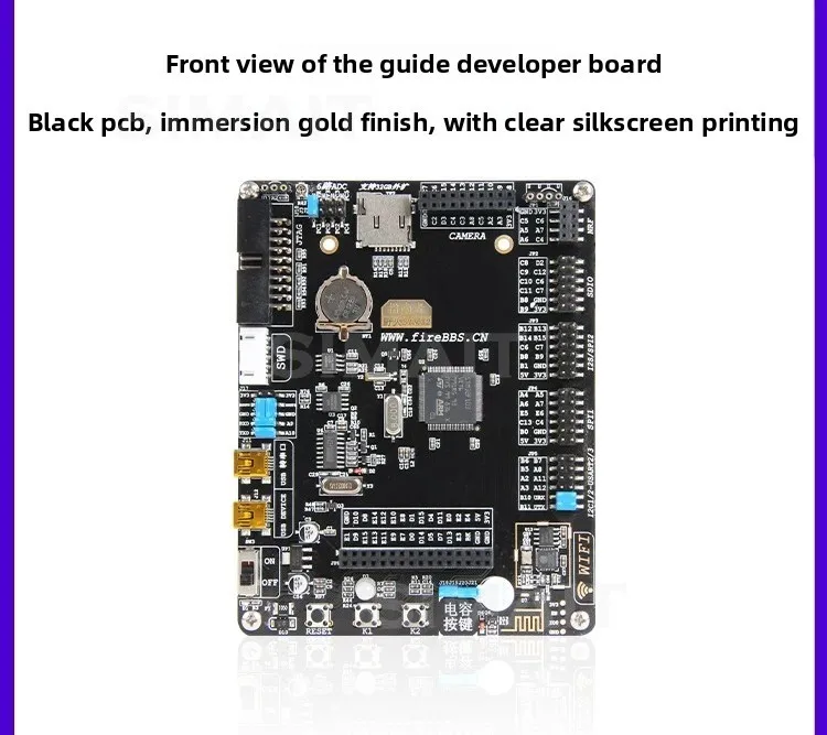 STM32F103VET6 Development Board, ARM Cortex-M3 MCU Learning Kit with GPIO/USB/CAN for Embedded Projects