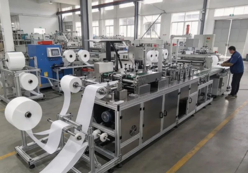 Disposable Slipper Making Machine Stable Ultrasonic Sealing Non-woven Disposable Hotel Guest Slipper Production Machine
