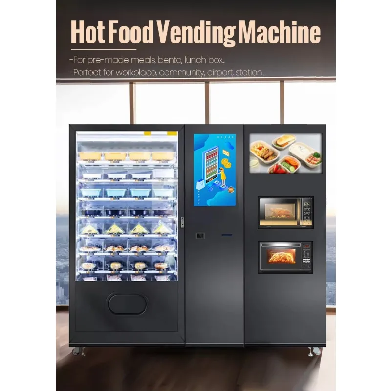 맞춤형 공항역 온열 도시락 자판기 (전자레인지 포함)