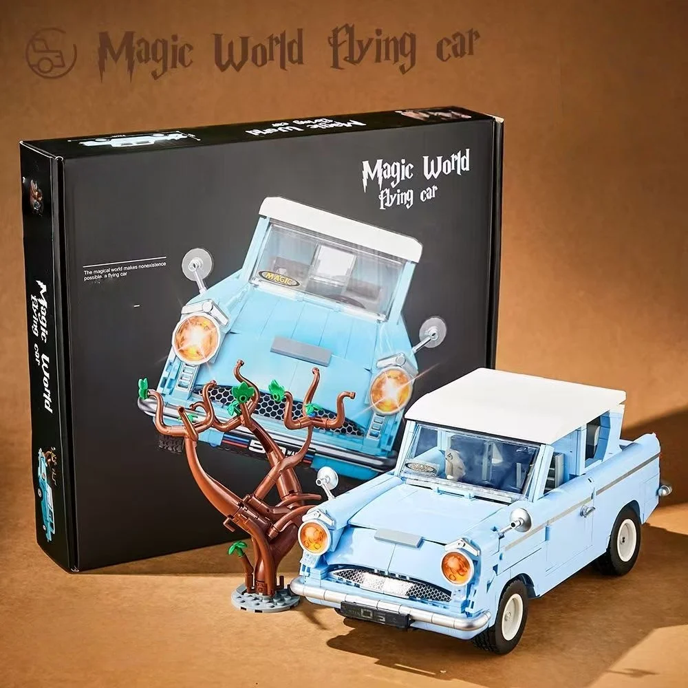 

2026 new Magic Flying Car 1390 Pcs Restoration Magic Flying Car Ejection Function Puzzle Assembly toy
