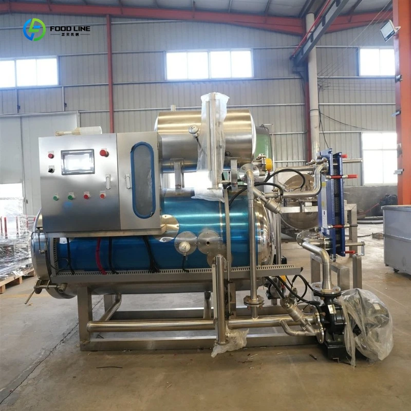 CE Industrial Steam Sterilizer Tuna Cooker Retort Autoclave Machine for Food Industry FL Customized