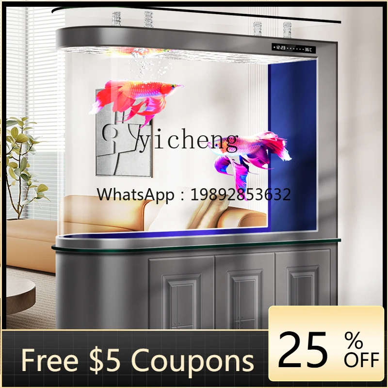 

W3-20 household screen partition fish tank aquarium explosion-proof glass bottom filter water-free