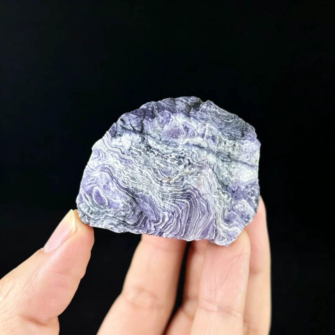 Natural Purple Malachite Raw Stone, Purple Peacock Stone Rough Mineral Specimen Reiki Positive Energy Home Room Decoration Gift