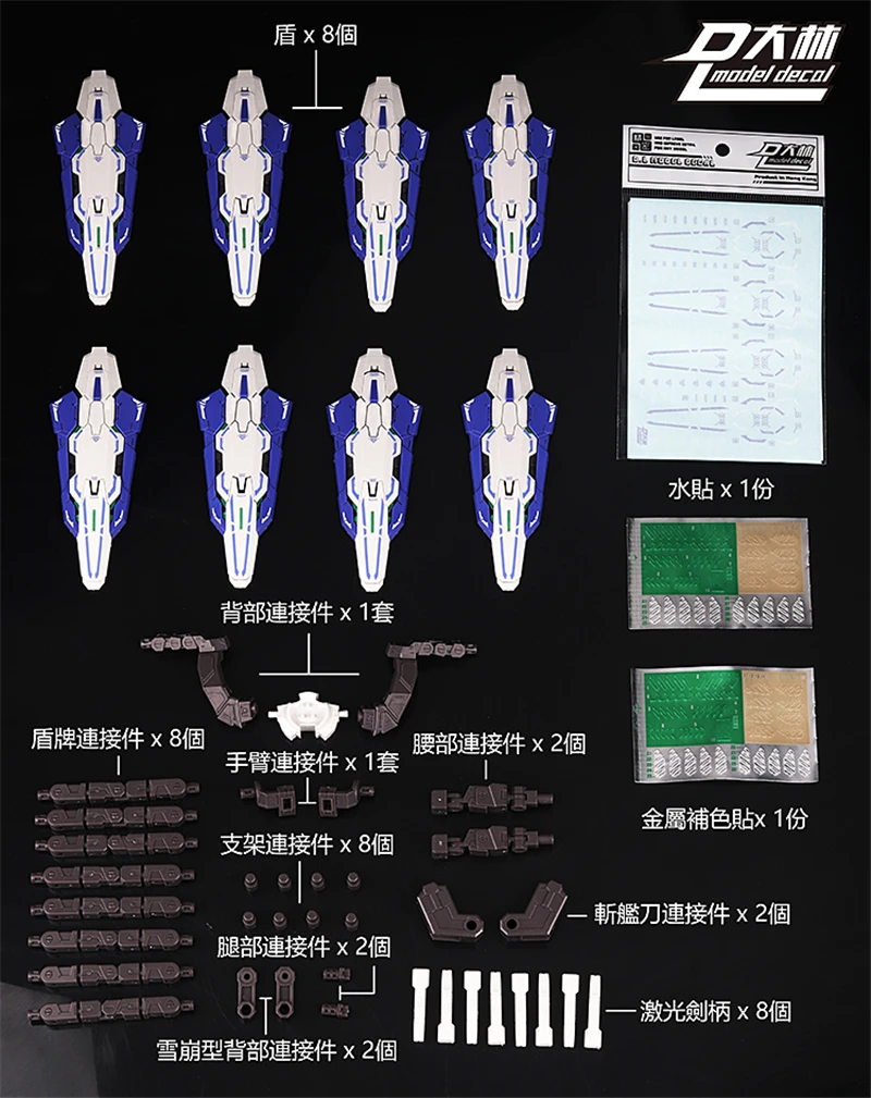 DL model Multi-Form Floating shields for 1/100 MB Astraea / Avalanche Astraea DD060