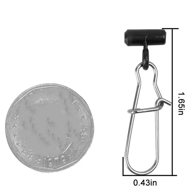 B48B-شرائح غرق لصيد الأسماك، خط منزلق لوزن الغرق، أكمام دوارة، قفل ثنائي للأسفل لمكتشف الصيد