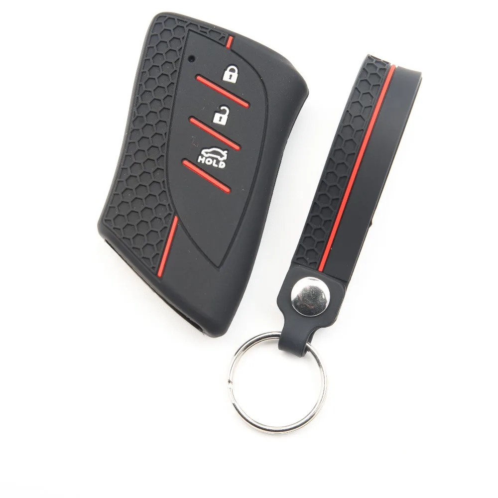 Remote Car Key Fob Case Suitable for Lexus ES350 LC500 LC500h LS500 LS500h GX460 LS500 UX250h 2018-2020 3 Buttons Key