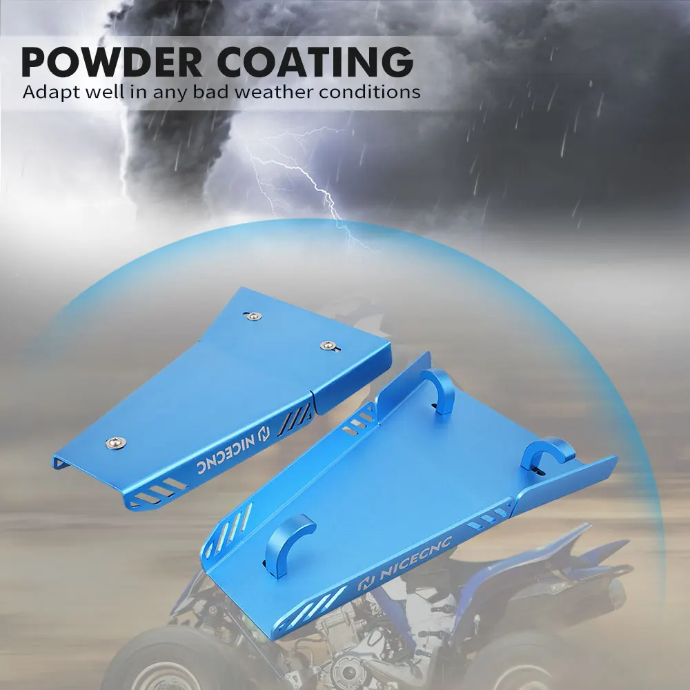 NICECNC For Yamaha YFZ 450R A-arm Skid Plate Guard Protector 3mm Thickened T5052 Billet Aluminum For Yamaha YFZ450R 2009-2024