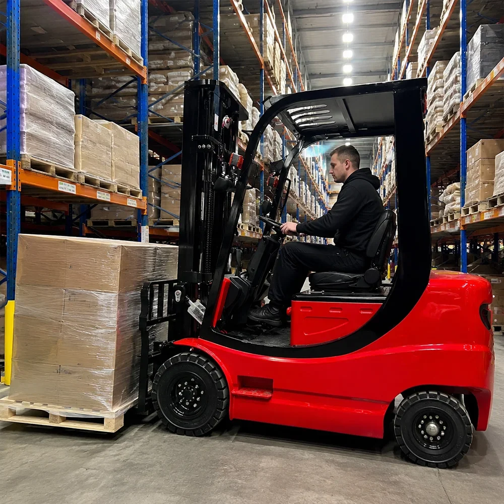 Customized Compact Electric Forklift for Narrow Aisle Forklift Operation and 3 Wheel Forklift Agility