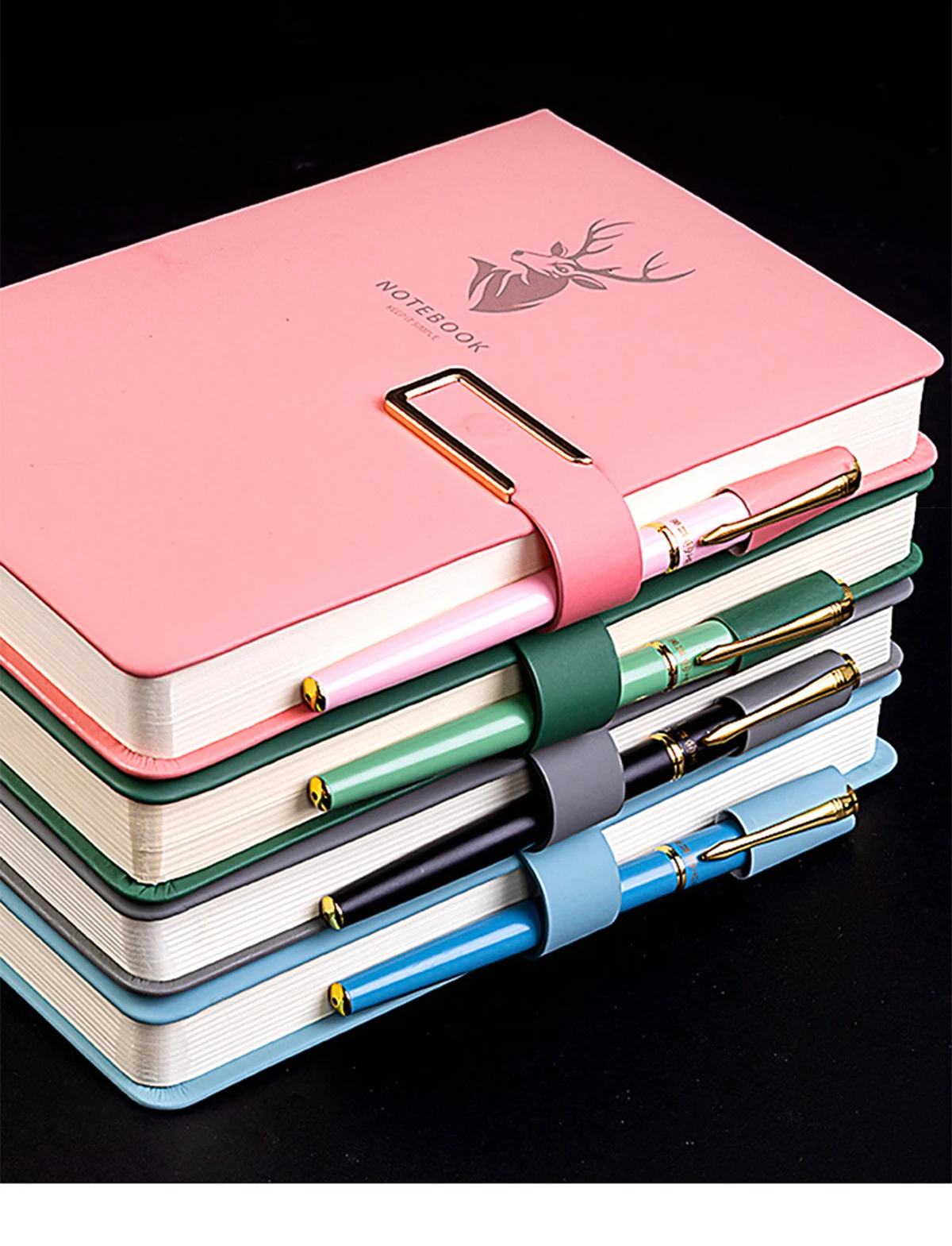 A5 Retro-Notizbuch, weicher Lederbezug, 160/360 Seiten, Agenda für Studenten, Business, Büro, Schule, Schreibwaren – Detail 8