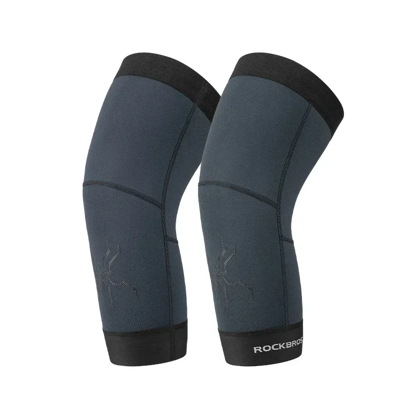 Rockbros Radsport Ärmel Bein Ärmel wind dichte Sport Fleece Ärmel Knies tützen Männer Frauen Herbst Winter Wärme Fahrrad ausrüstung 6