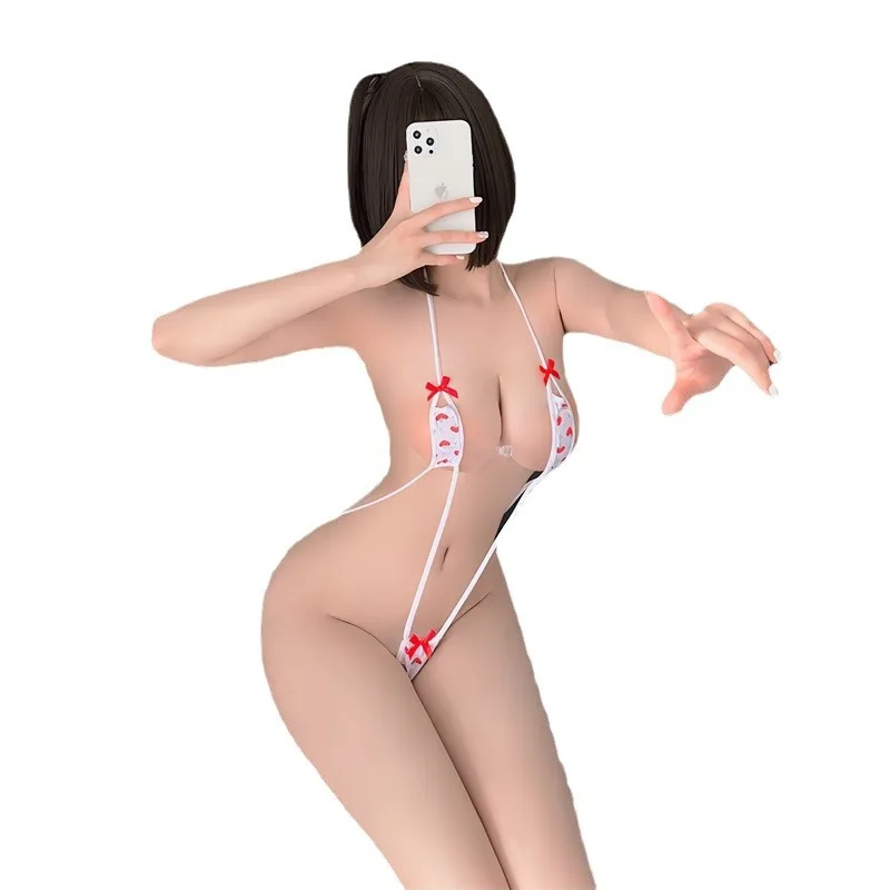 ملابس السباحة الكبار مثير ثلاث نقاط التعرض الملابس الداخلية بذلة إغراء بيكيني ملابس الجنس النساء الساخنة تستخدم للأنشطة الجنسية