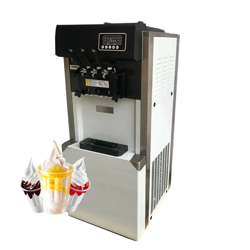 Image 4: Machine à glace molle industrielle, congélateur discontinu avec compresseur, machine à glace commerciale pour usine