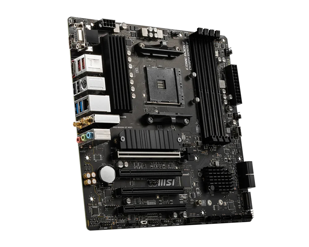 MSI PRO B550M-VC WIFI Motherboard AM4 Support Ryzen 7 5800X 7 5800XT 5700X3D 5 5600X 5600 5 5500 CPU DDR4 Micro-ATX AMD B550 PC