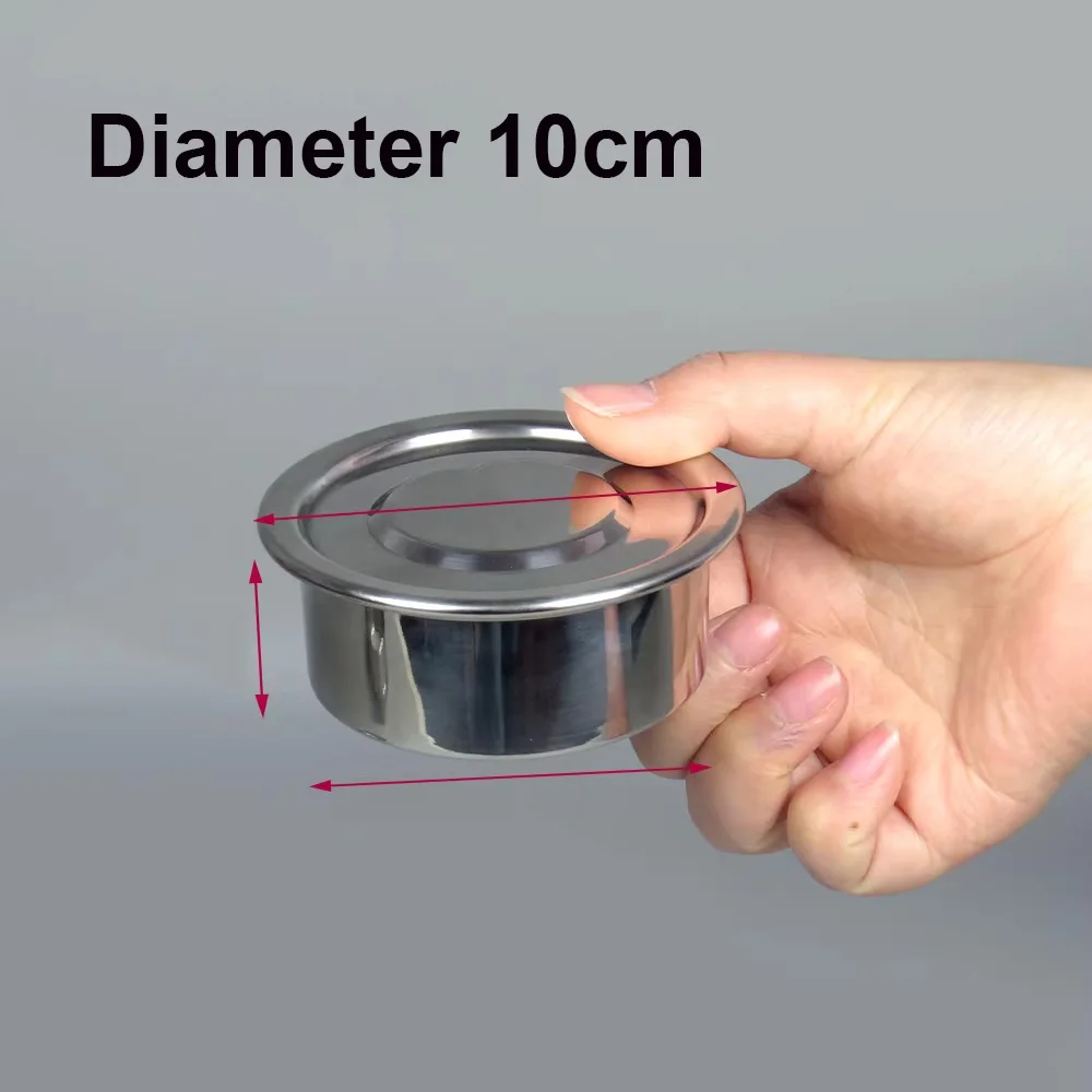 

Тестовое сито Лабораторное стандартное проверки отбора проб Сито для фармакопии Крышка + нижняя часть 304 SUS Фильтрующая сетка Хромированная рамка Диаметр 10 см
