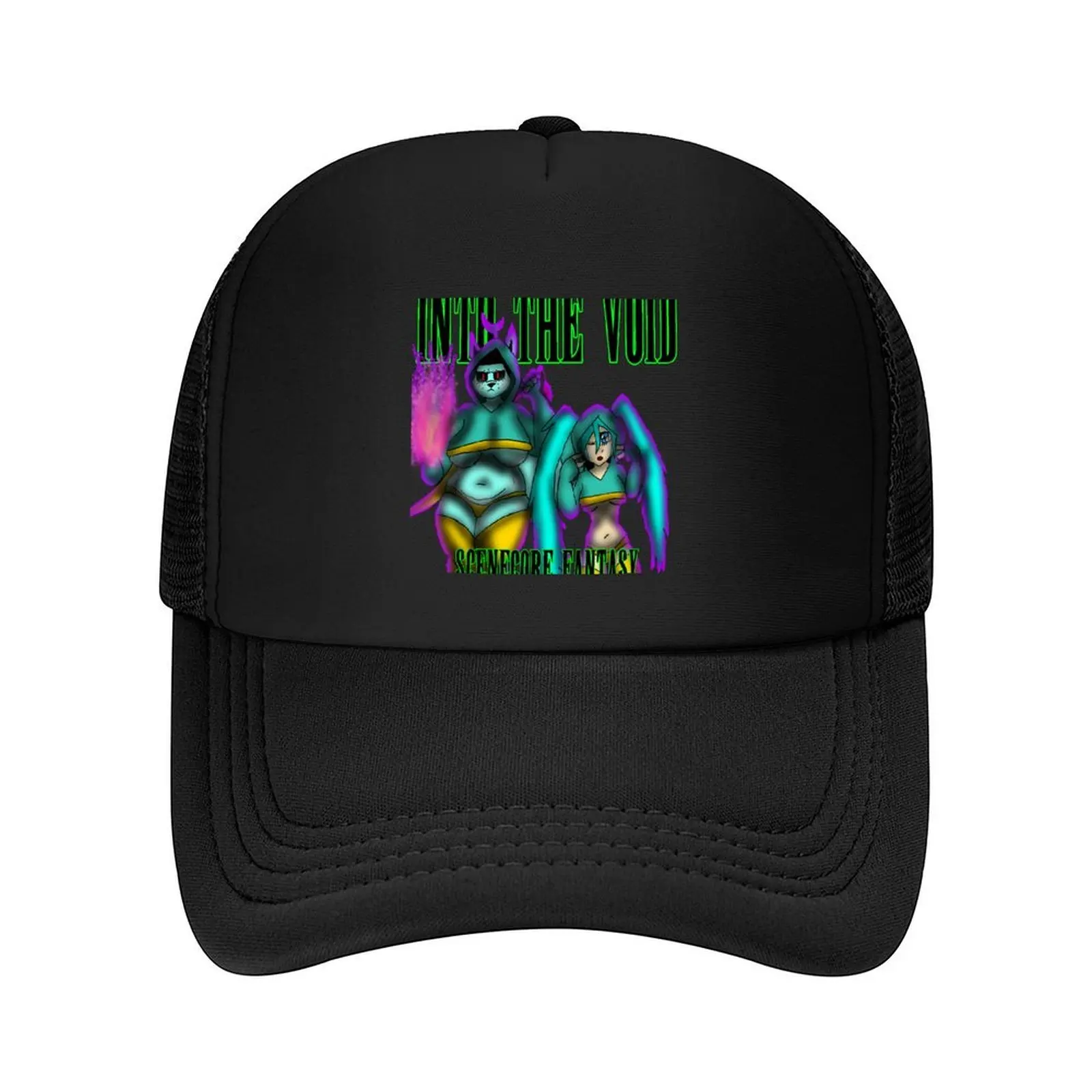 

SCENECORE FANTASY- INTO THE VOID: MIKU AND EXDEATH Baseball Cap Beach black Kids Hat Fishing cap Trucker Hats For Men Women's