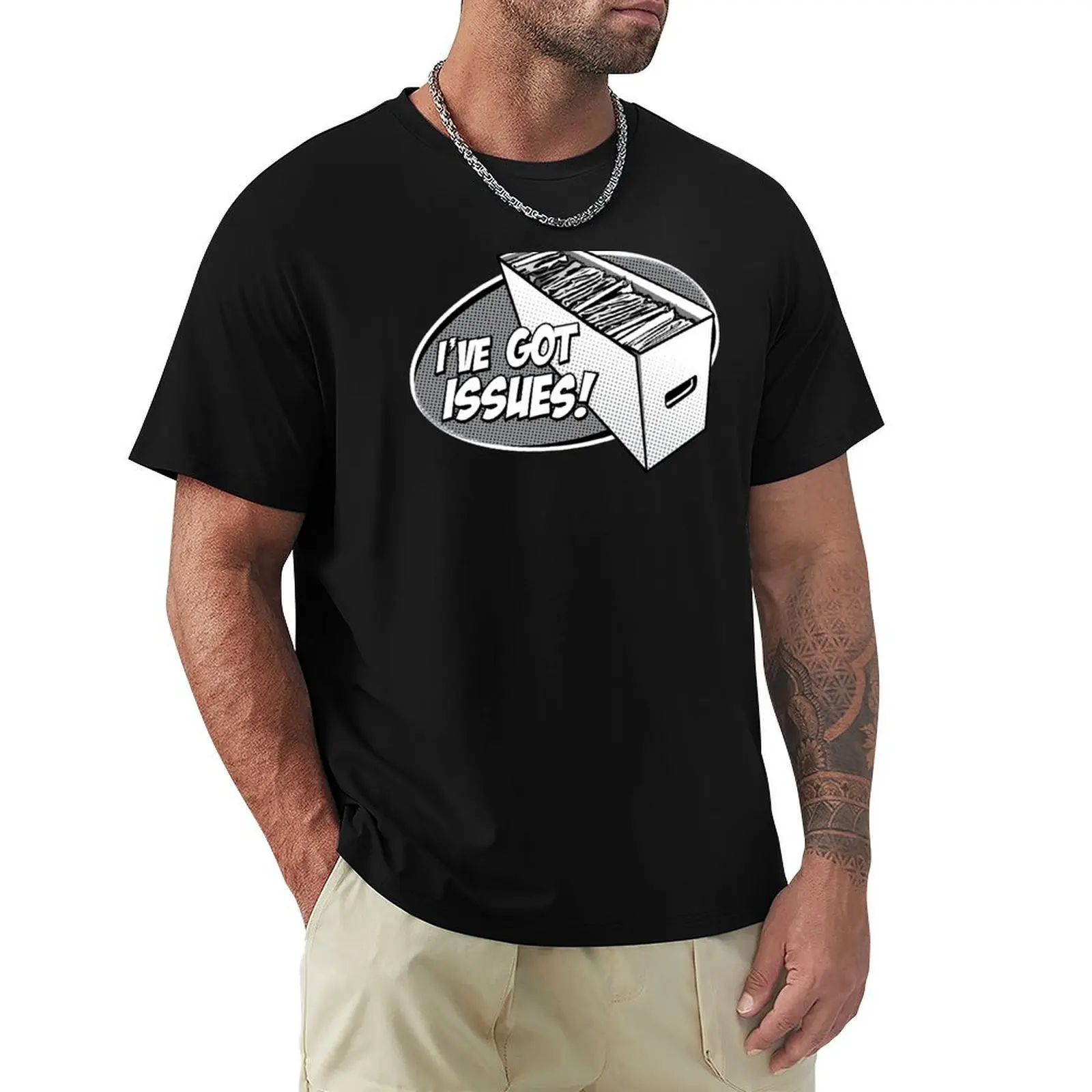 I've Got Issues! T-Shirt Large Size Casual Short Sleeve Top