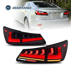 HCMOTIONZ LED Tail Light for Lexus IS250 2006-2012 Car Rear Lamps Assembly IS350 ISF 220d DRL Start UP Animation Back Lights
