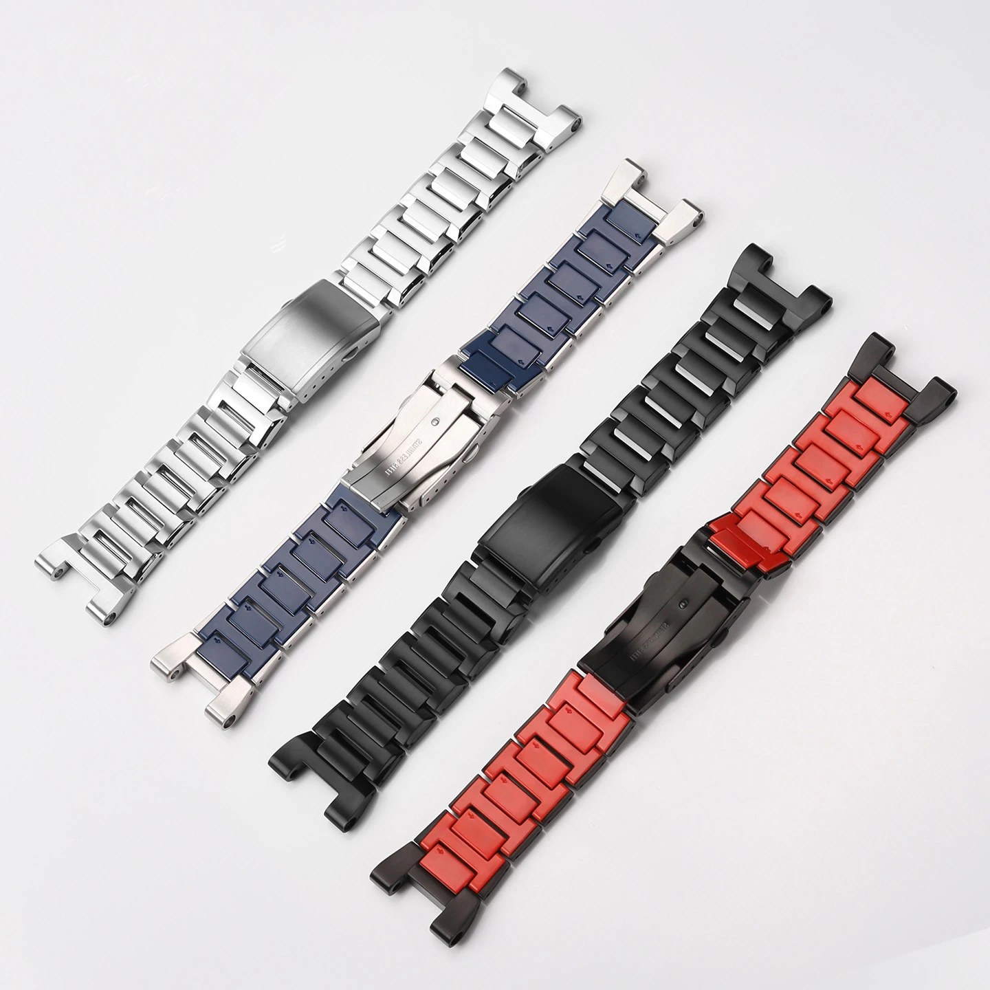 ل كاسيو الصلب القلب GST-B100/S120/W300/S310/S300 الصلبة حزام ساعة اليد غير المدمرة تعديل الشق حزام الساعات الرجال سوار