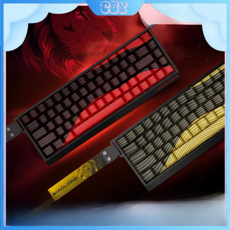 Madlions MAD60/68 HE Magnetic Switch Keyboard Hot Swap 61/68 Key Wired Esports Gaming Office Mechanical Keyboard Customized Gift