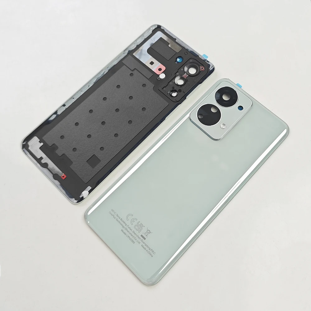 A+ Back Glass Cover For OnePlus Nord 2T 5G Back Door Replacement Battery Case, Rear Housing Cover  With Camera Lens