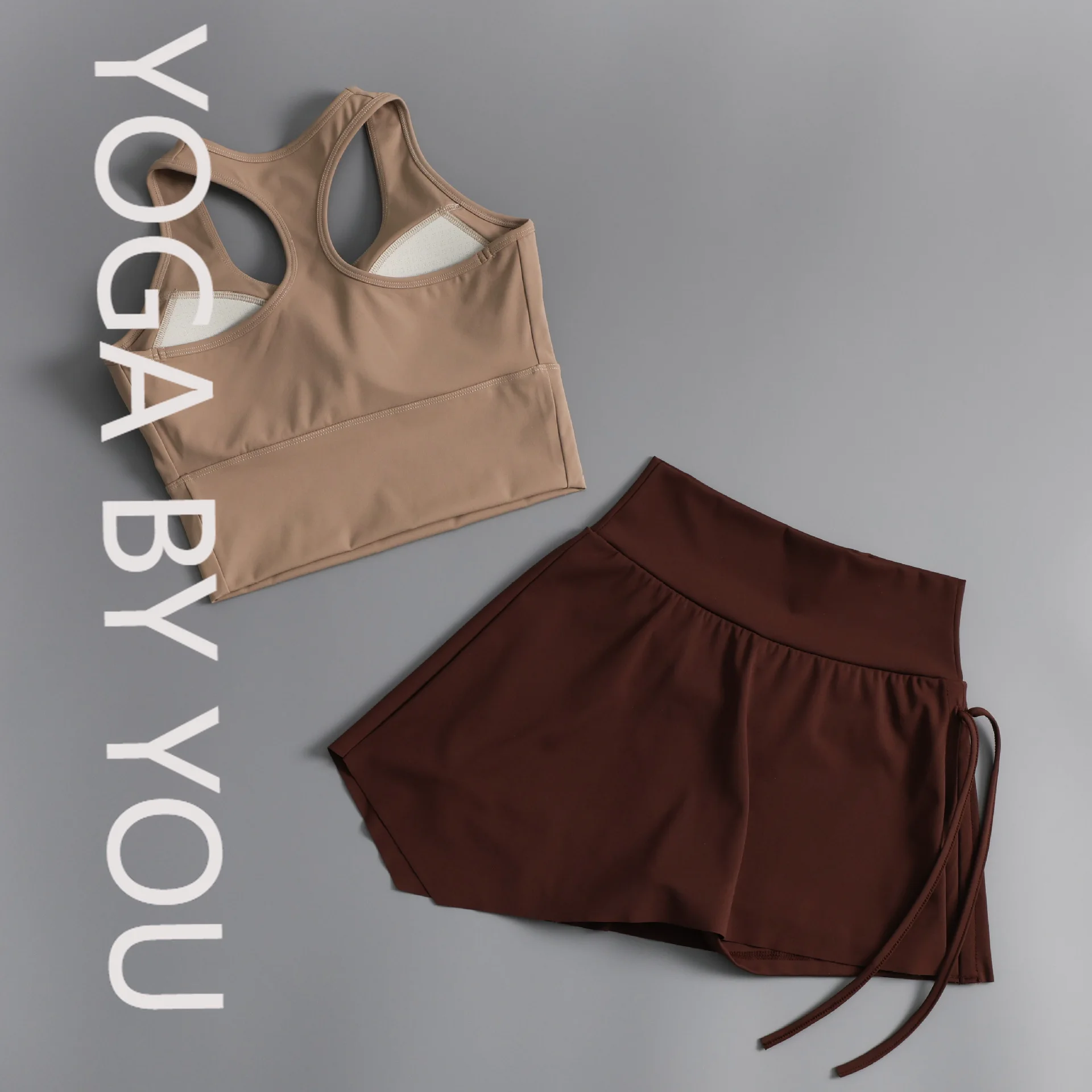 

Спортивная юбка, женский костюм, летняя одежда с высокой талией и тонкой верхней одеждой, жилет для бега, фитнеса, бюстгальтер, одежда для йоги, бадминтона, новинка 2023 года