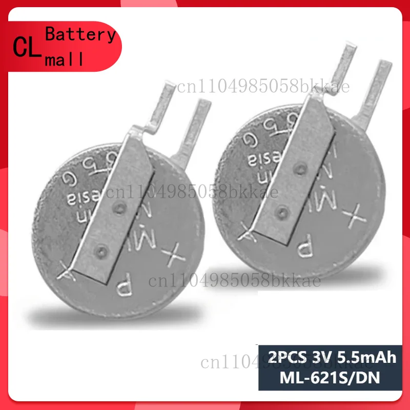 2 шт. новый оригинальный аккумулятор для Panasonic 3 В 5,5 мАч ML621 ML621S ML-621S/DN RTC с штепсельной вилкой для камеры компьютера
