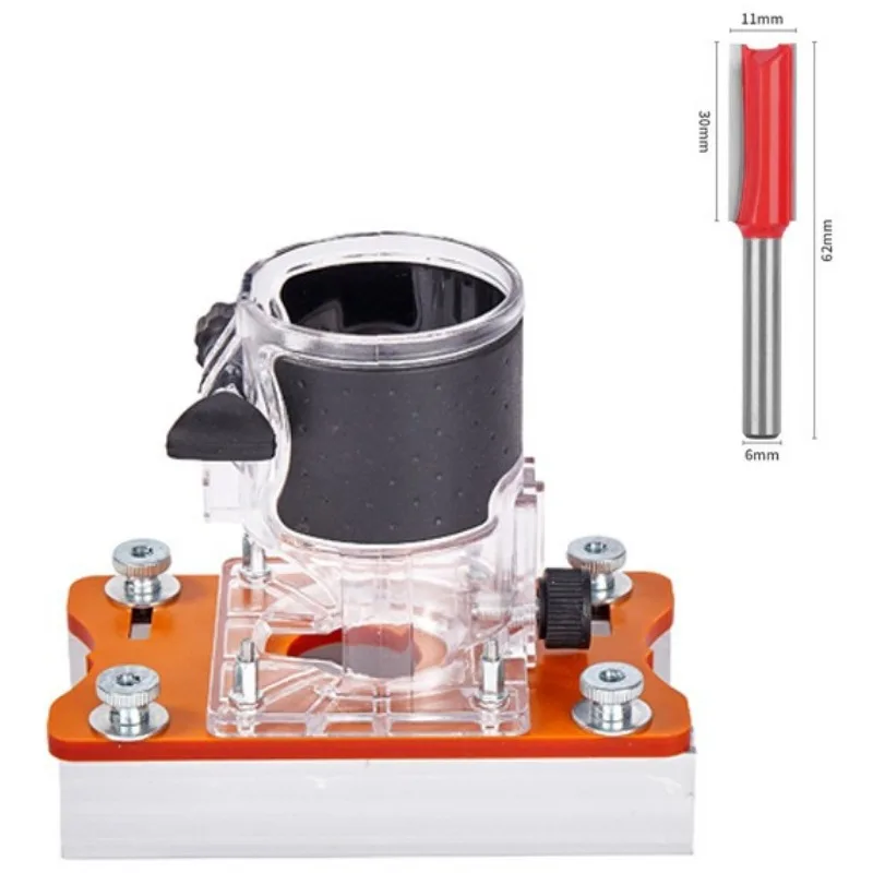 

Компактное деревянное фрезерное основание с ладонью Широкое применение Алюминиевый сплав Точное долбежное основание фрезы по дереву для отделки поверхности