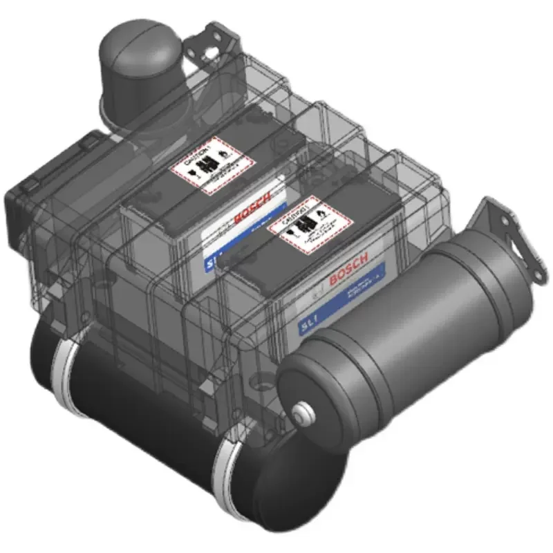 RC 1/14e Schaal Truck Simulatie Opslag Batterij Voor 1/14 Tamiya Kipper 770 s 56368 Actros Benz Man Lesu Model Auto accessoires rc