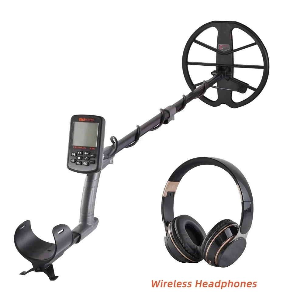 Rechargeable B75 Gold Hunter Fully Waterproof Underground Search Gold Metal Detector