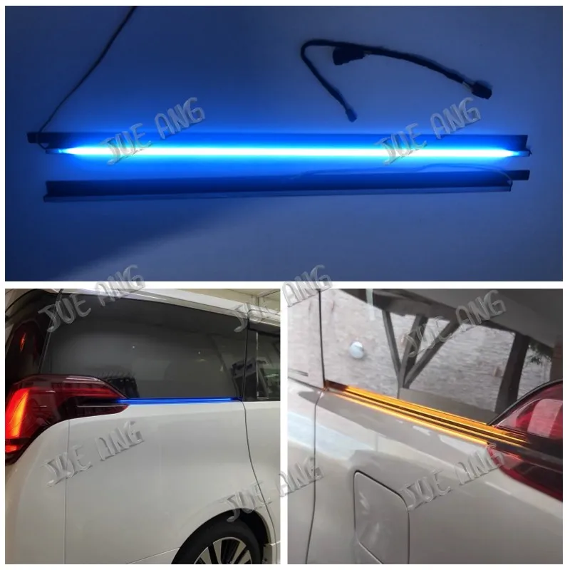 2pcs For 2015-2023 Toyota ALPHARD VELLFIRE 30Series LED Track Light Atmosphere Light Car Door Light Turn Light Driving Light