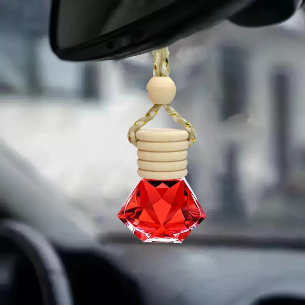 Car Perfume Pendant Include Essential Oil Air Fresheners Novelty Auto Flavoring Air Freshener Diffuser Oil Fragrance Bottle