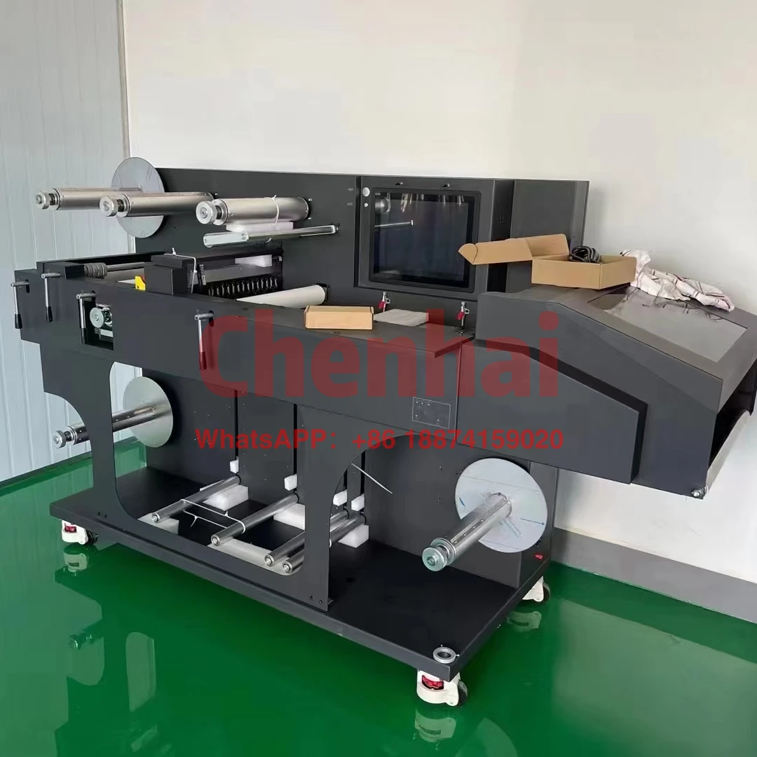 High Accuracy Roll Sticker Printer Printing And Die Cutting Label Roll To Roll Digital Printing Machine