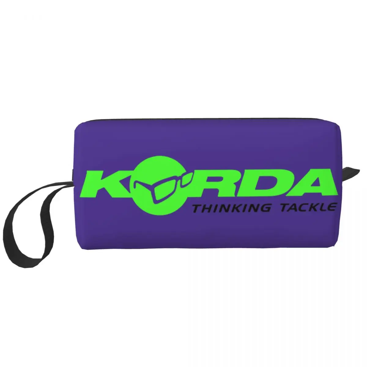 Korda Fishing Print Travel Cosmetic Bag Women Fish Carp Fisherman Gift Toiletry Makeup Organizer Lady Beauty Storage Dopp Kit