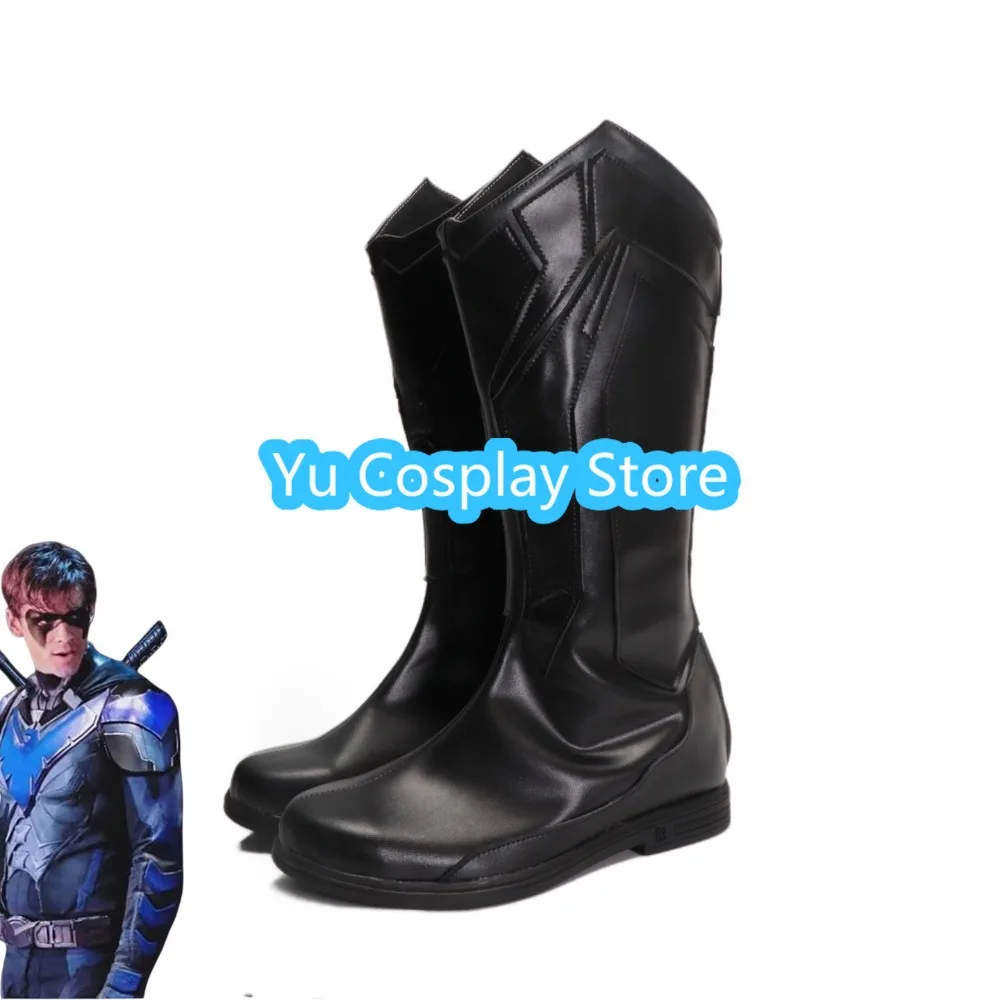 Yu Cosplay Store Titans Nightwing Cosplay Shoes Anime Cosplay Shoes Boots Halloween Costumes Props