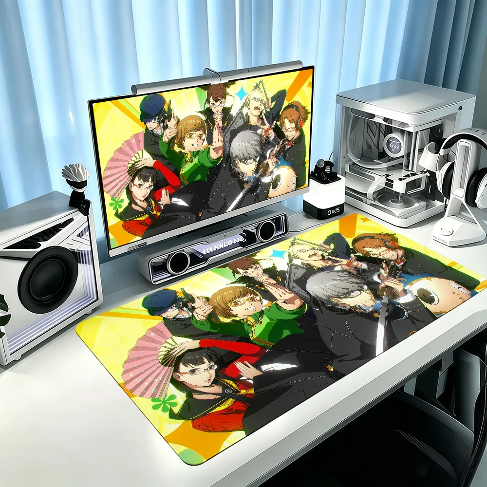 Gaming Mouse Pad Large Non-slip Lockedge Desktop Computer Desk Mat Keyboard MousePad Persona 5 Gamer Office Student Gifts