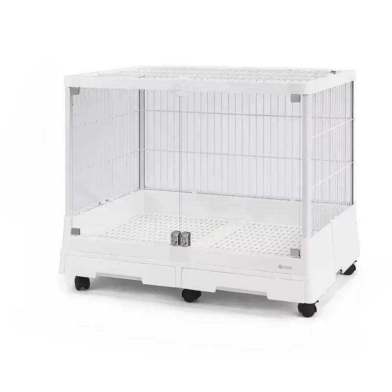 Spacious Landscape Rabbit Cage R81Pro  Anti-Spray Indoor Pet House For Rabbits Guinea Pigs Small Pets Daily Raising