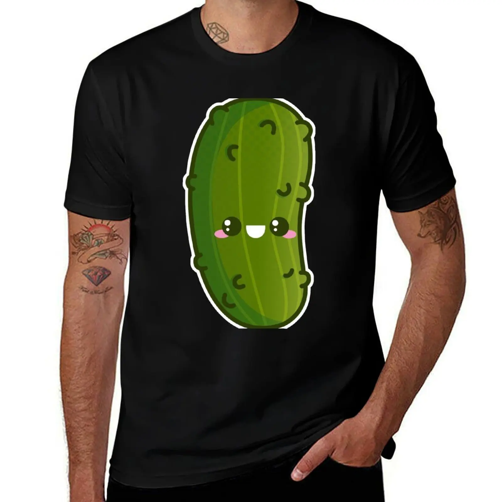 

Kawaii Pickle T-Shirt Long Lasting Casual T-Shirt