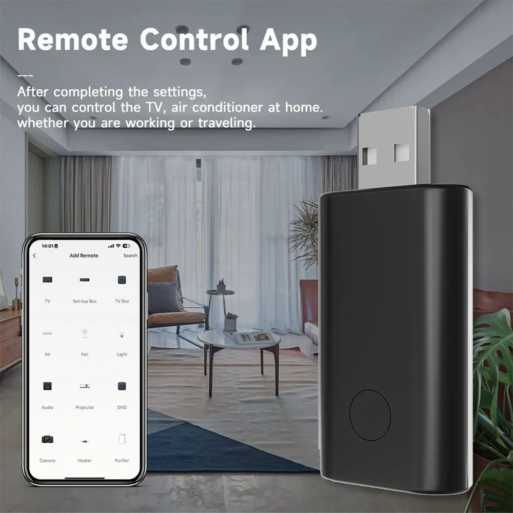 Tuya Smart WiFi IR Blaster Universal Remote Control 360° Coverage for AC TV Support Tuya App Google Home Voice Control