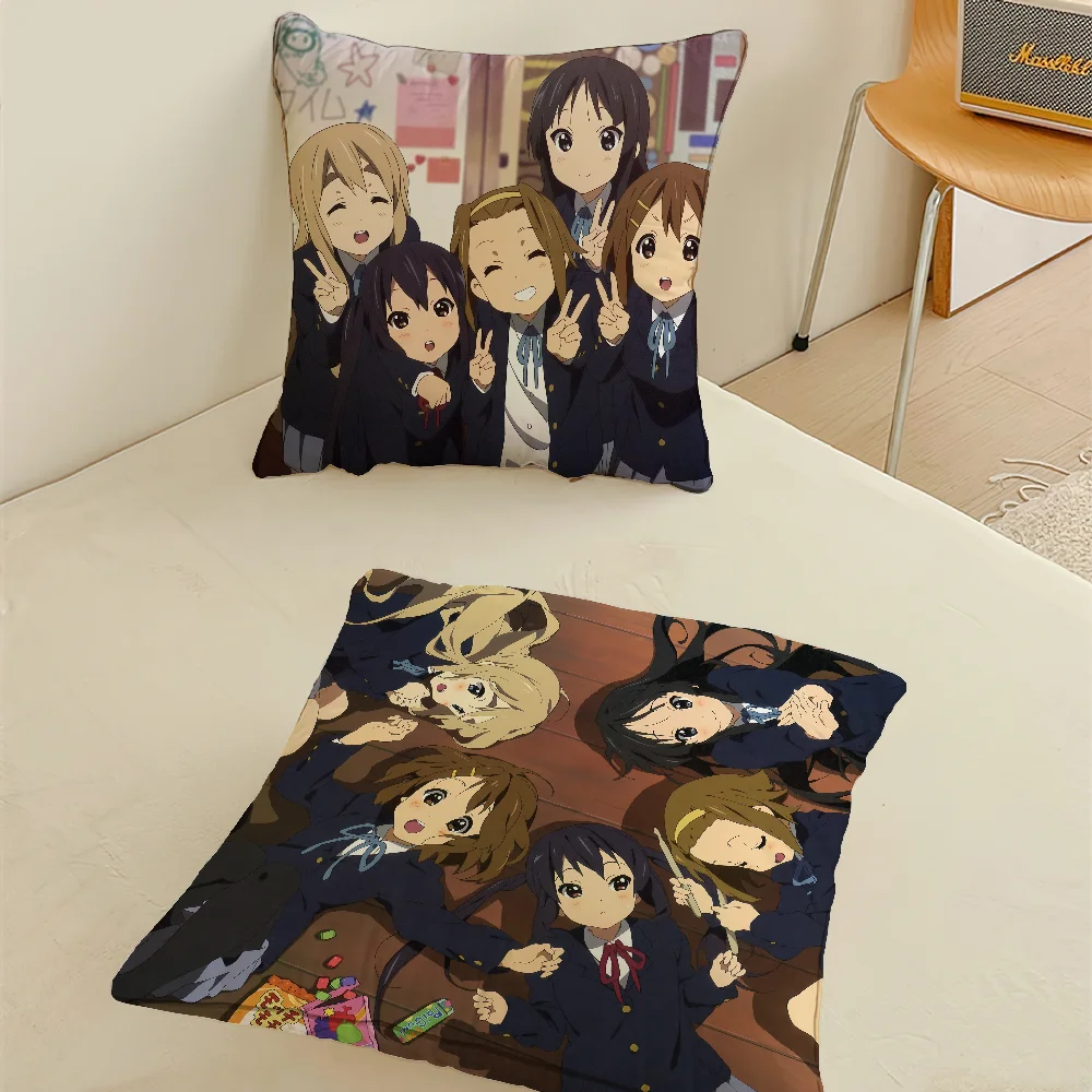 Anime K-ON! Pillow Case For Home Bedroom Room Decoration Living Room Sofa Cushion Cover Suitable