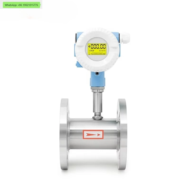 Connection Turbine Sensor Flow Meter Digital Smart Water Flow Meter Oem Rs485 Oil Milk Turbine Flow Meter