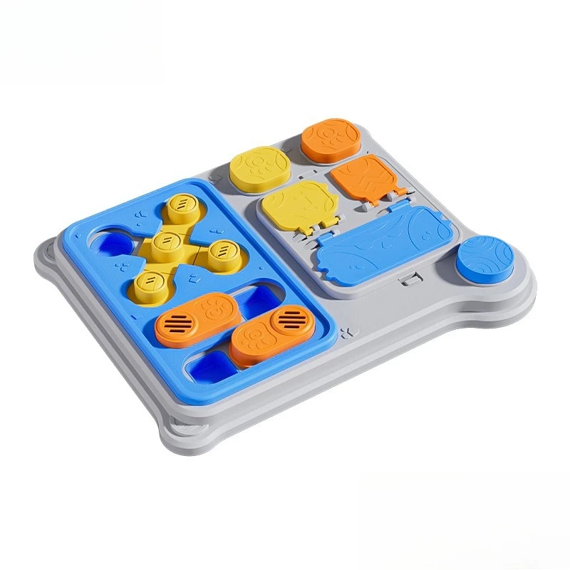 Interactive Pet Feeder, Cat Dog Maze Toy, Slow Feeding Training Puzzle, Food Dispenser, Fun Mealtime Game