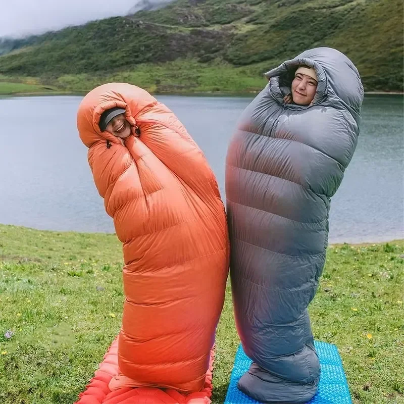 B Series B200/400/700/1000/1500 Duck Down Sleeping Bag for Outdoor Camping