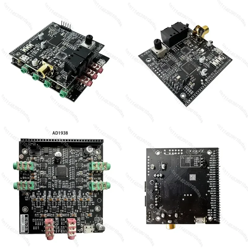 For ADAU1452 DSP Electronic Crossover AD1938 CS42448 Decoder Board 6 In 8 Out 192KHz Audio Interface Module