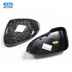 VW MK8 For Volkswagen Golf 8 Gti R20 Carbon Fiber Mirror Side Mirror Cover For Golf 8 Caps Replacement Style To 2020+