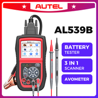 Autel AL539B OBD2 Scanner 3-in-1 Code Reader Battery Tester Avometer for 12 Volts Batteries Full OBDII Diagnosis Charging System