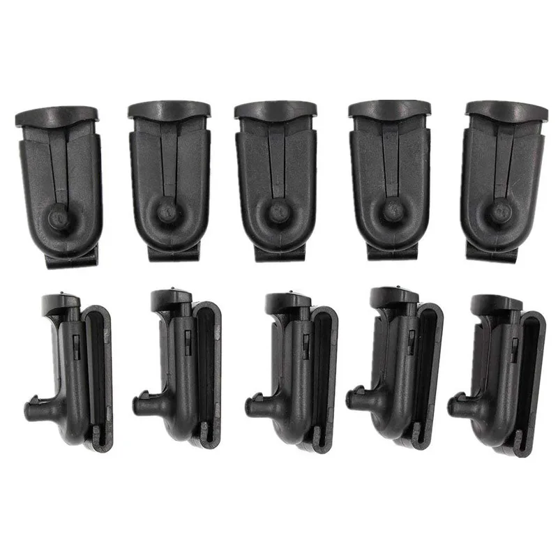 Talkabout Clip de cinturón para Motorola, NTN9392B, SX600, T5320, T5428, T5728, T6200, T5720, MS350R, FV500, MC225R, T9000, SX750, MB140R, Raido, 10 unidades