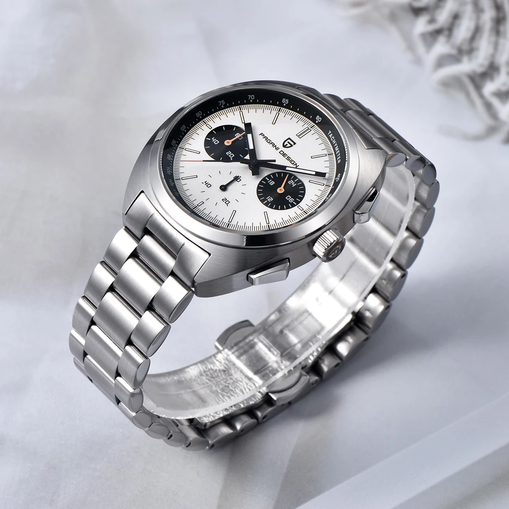 PAGANI DESIGN 2026 NEW Turtle Back Chronograph 1782 fashion quartz wristwatch for Man Luminous Waterproof Watch Reloj hombre