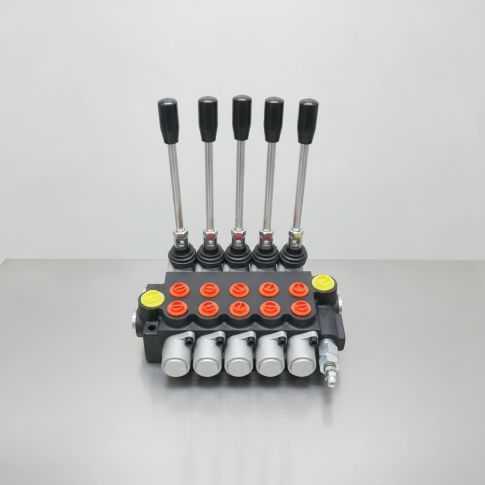 Hydraulic Directional Control Valve Compact Hydraulic Valve with Lever Heavy-Duty Sturdy for Mechanics, Machinery